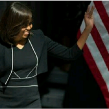 Michelle obama is thrilled